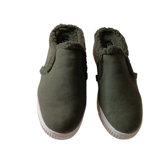 NEW‎ NATURALIZER SOUL Slip On Mules Comfort Shoes Size 9 Green Rubber Sole - Picture 3 of 9